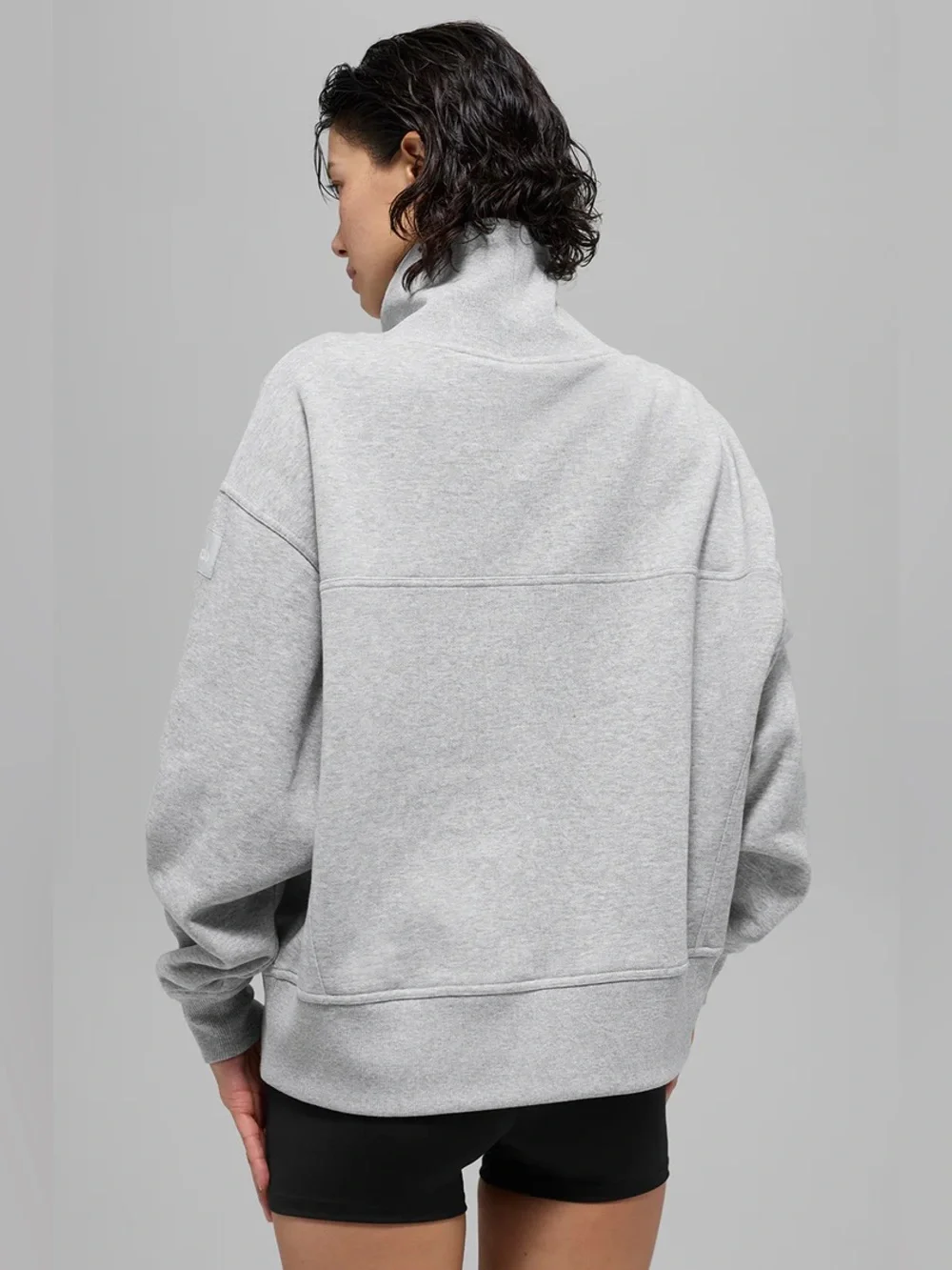 ALO Yoga Hazy Mock Neck Pullover size small